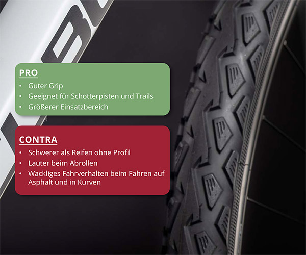 Citybikeberatung mit Reifenprofil - Welcher Reifentyp für mein Citybike?