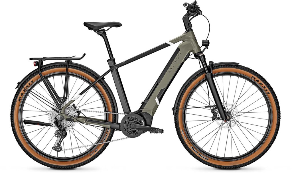 641528221 Kalkhoff Entice 5 B Advance urbangreen magicblack matt 2021 Herren 0 1024x607 - E-Bike und Räder für Übergewichtige und XXL-Bikes für große Fahrer
