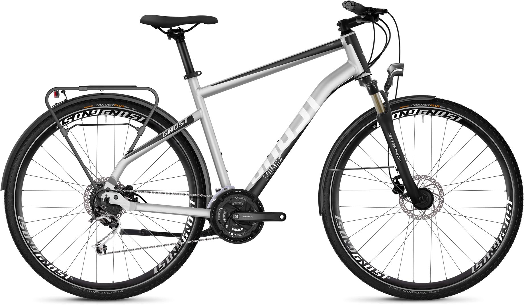 Ghost Square Trekking 4.8 AL U iridiumsilver / jetblack / starwhite - Herren 2019