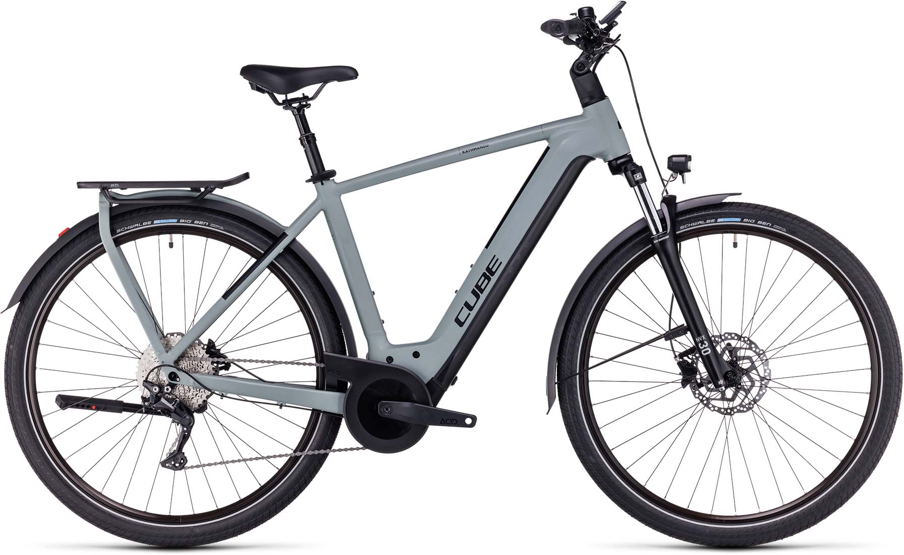 Cube Kathmandu Hybrid ONE 625 swampgrey n black 2023 - E-Bike Trekkingrad Herren