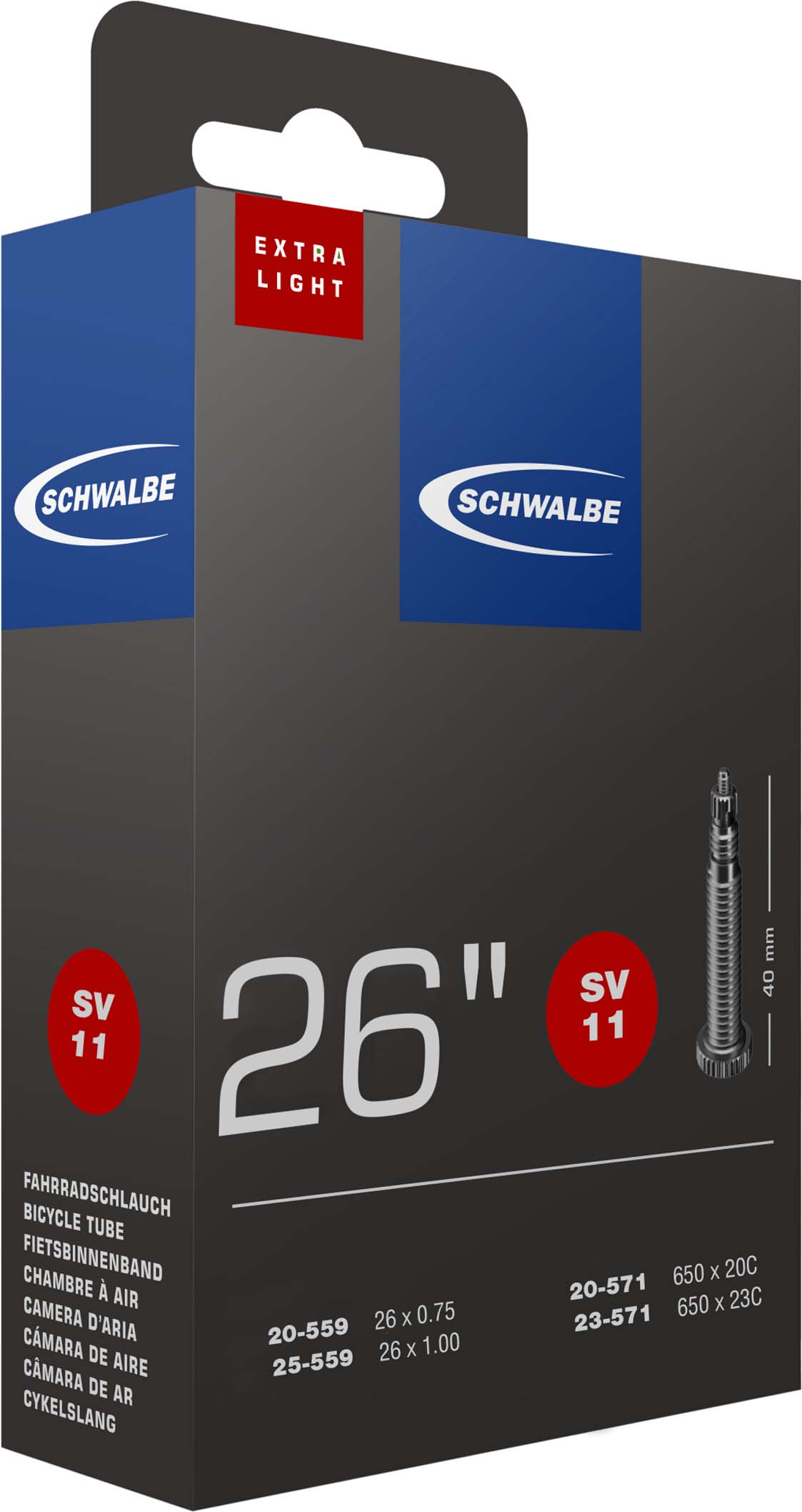 Schwalbe Schlauch Nr. 11 SV 40 mm