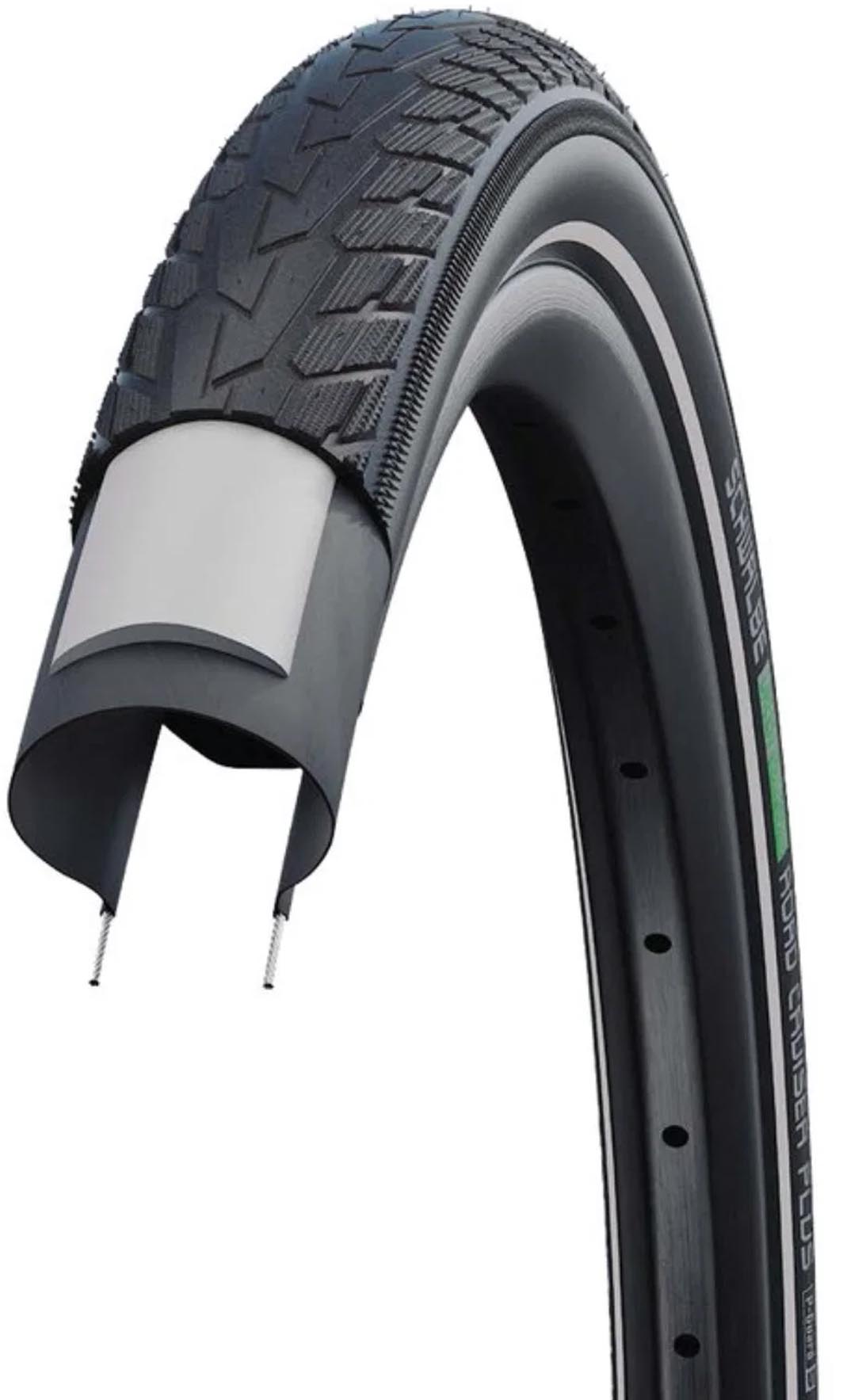 Schwalbe Reifen Road Cruiser Plus HS 484 28x2.15"55-622 sw-Ref.TSk PG Green Activ