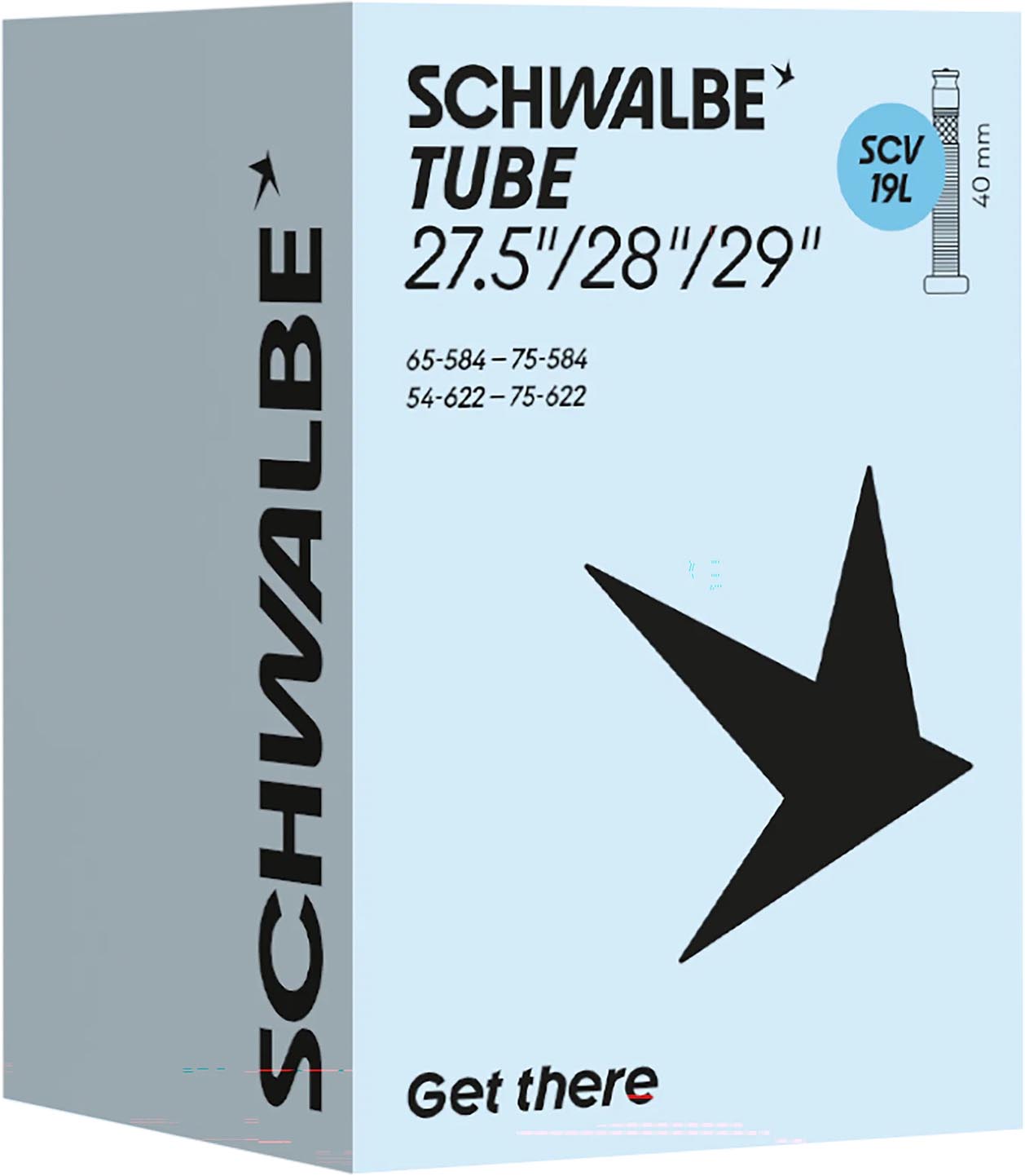 Schwalbe Schlauch Nr. 19L Clik Valve 27.5/29x2.10-3.00" 54/75-584/622 SCV 40