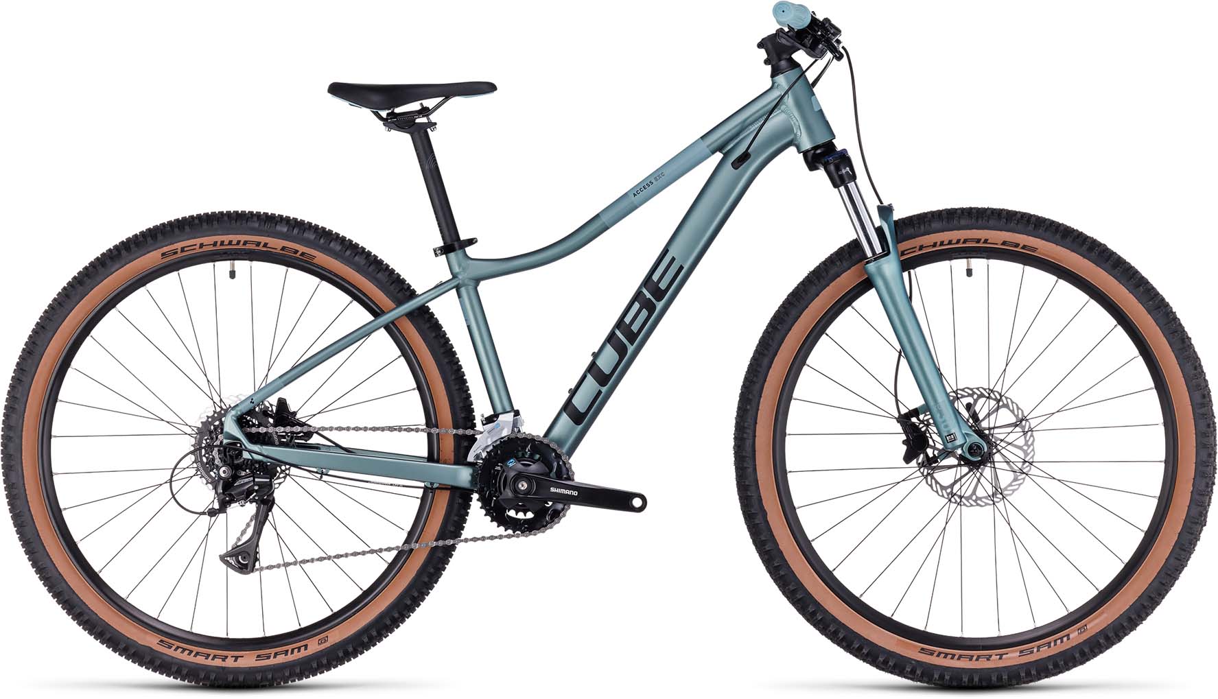 Cube Access WS EXC eucalyptus n black 2023 - Hardtail Mountainbike Damen