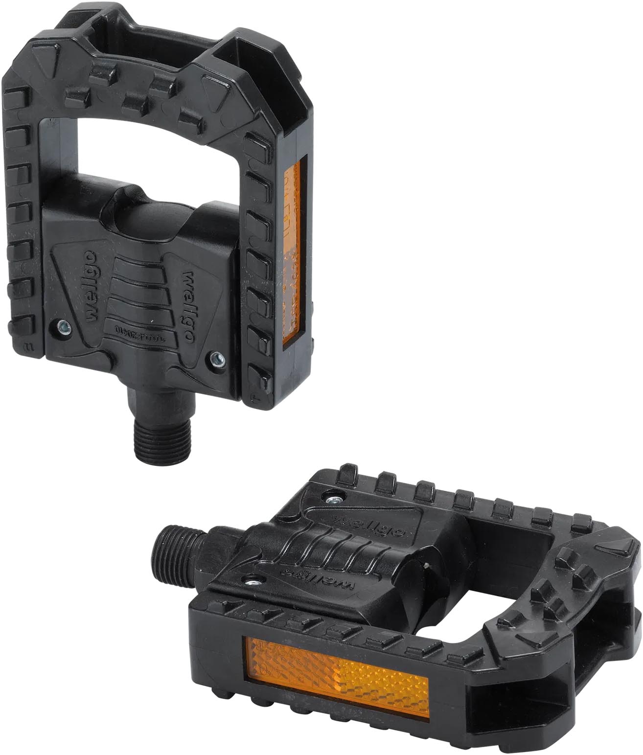 XLC Faltpedal PD-F01 Kunststoff, schwarz, Reflektor