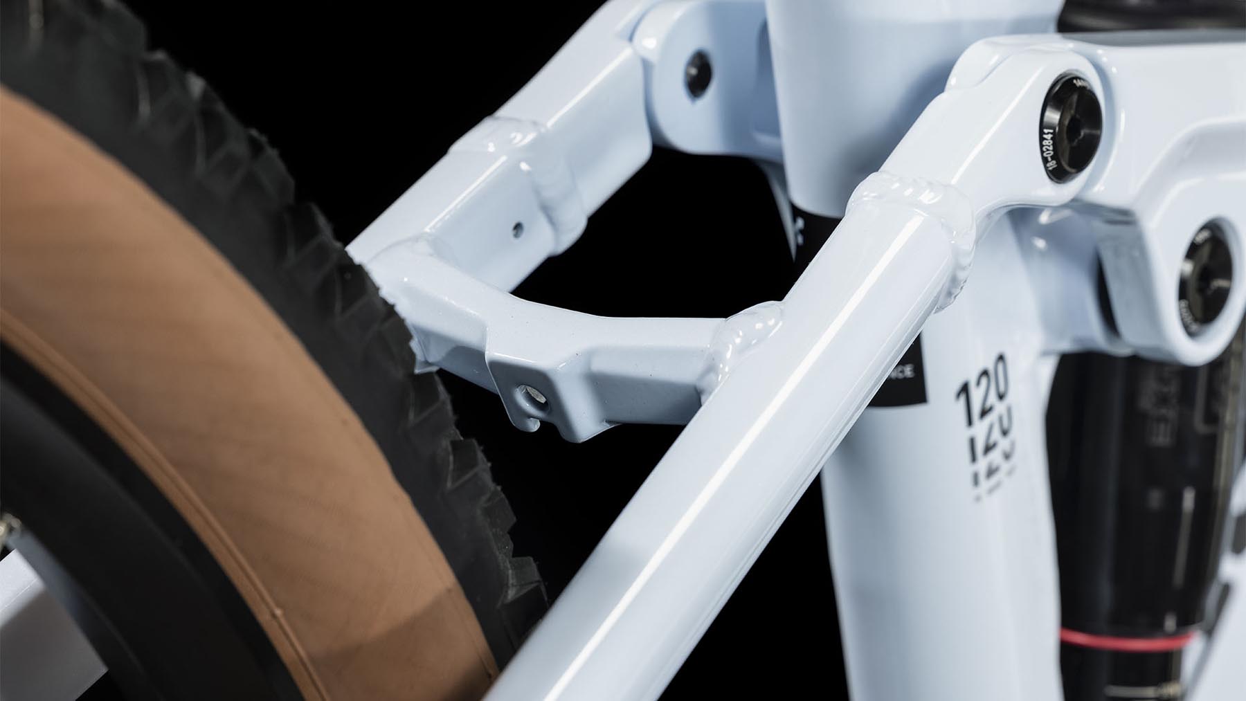 Cube Stereo Hybrid 120 Pro 750 flashwhite n black - E-Bike RockShox Gabel