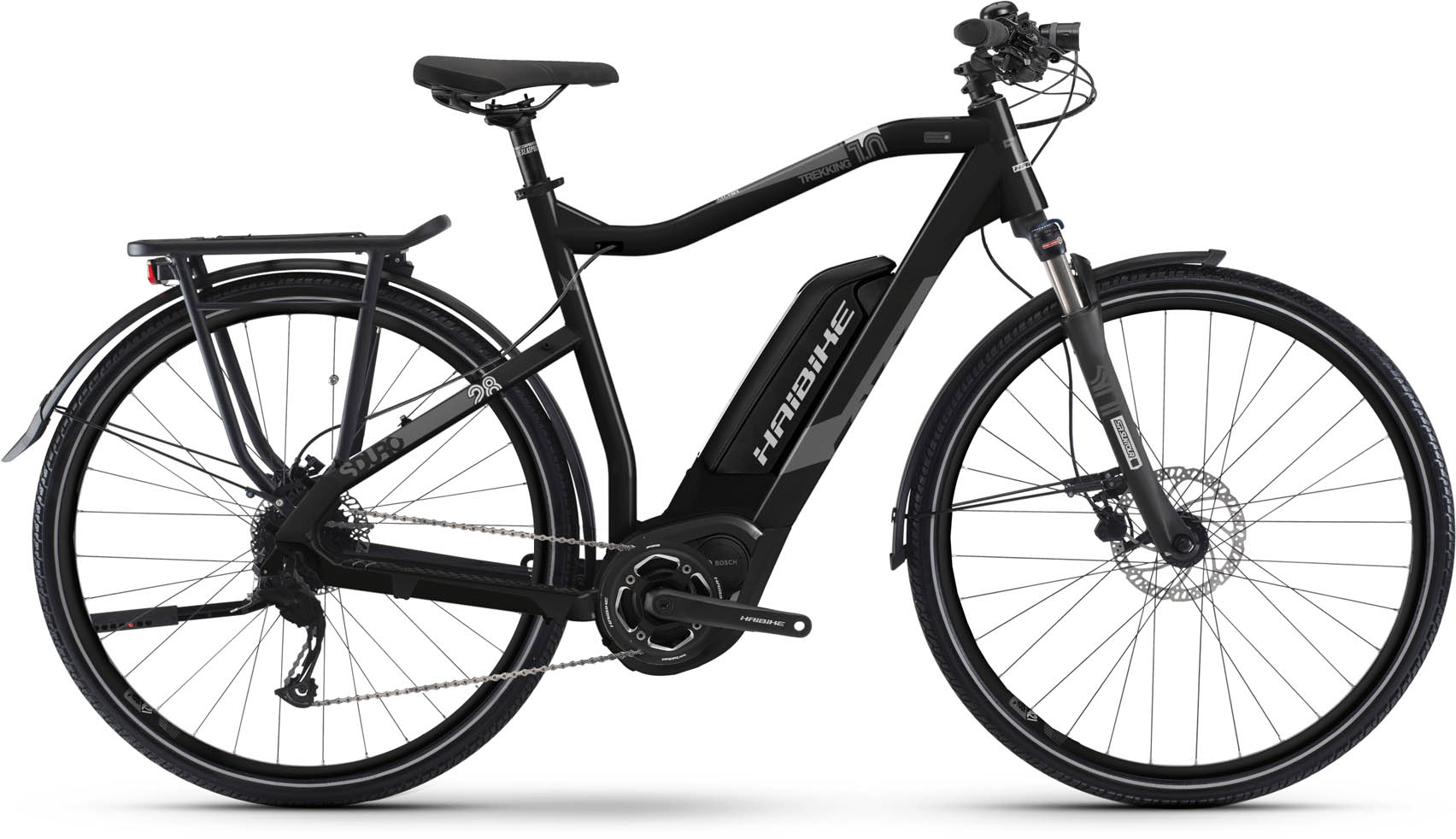 Haibike SDURO Trekking 1.0 400Wh schwarz/titan/grau matt - Herren 2020