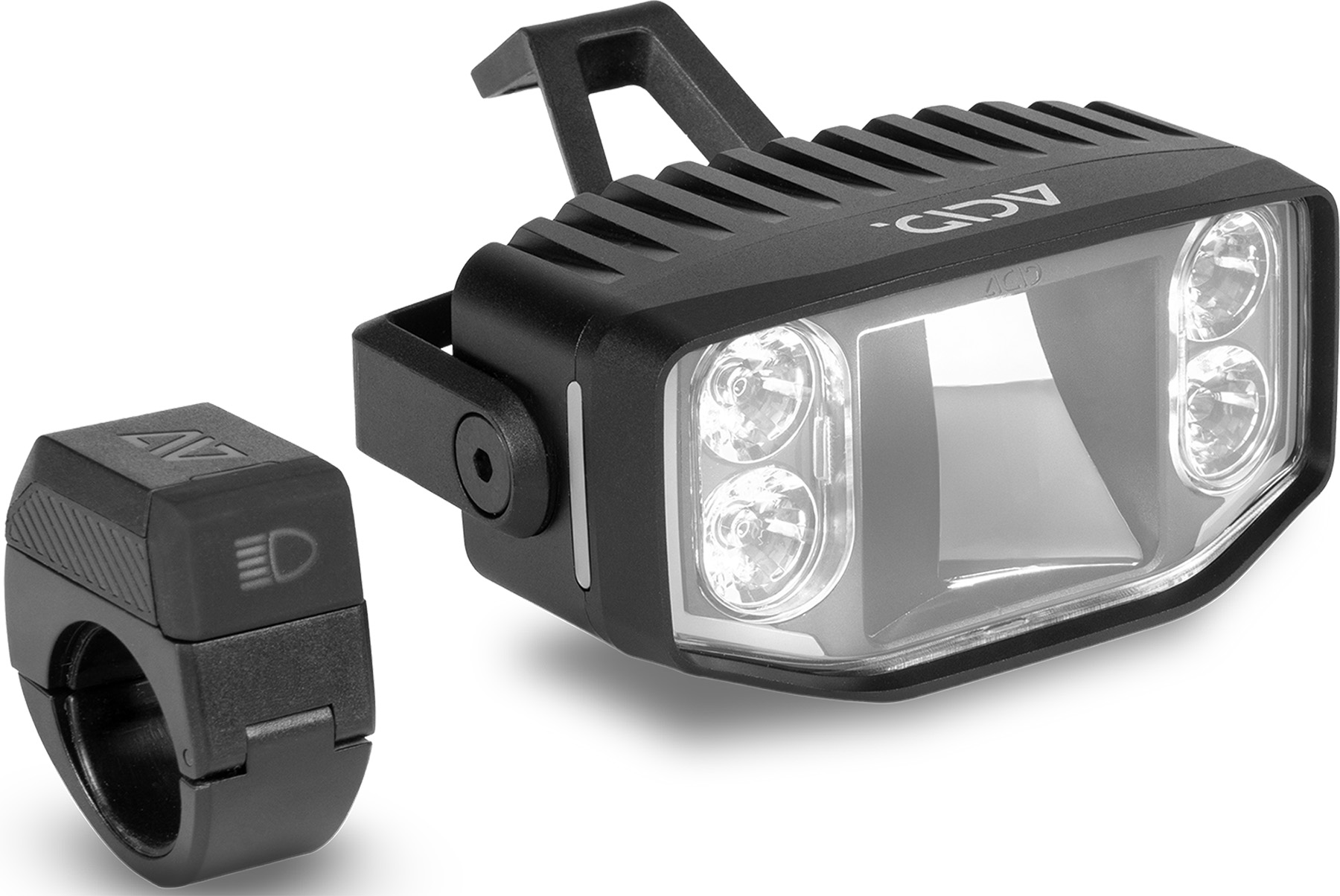 ACID E-Bike Frontlicht PRO-E 300 WIDE HB X-Connect black