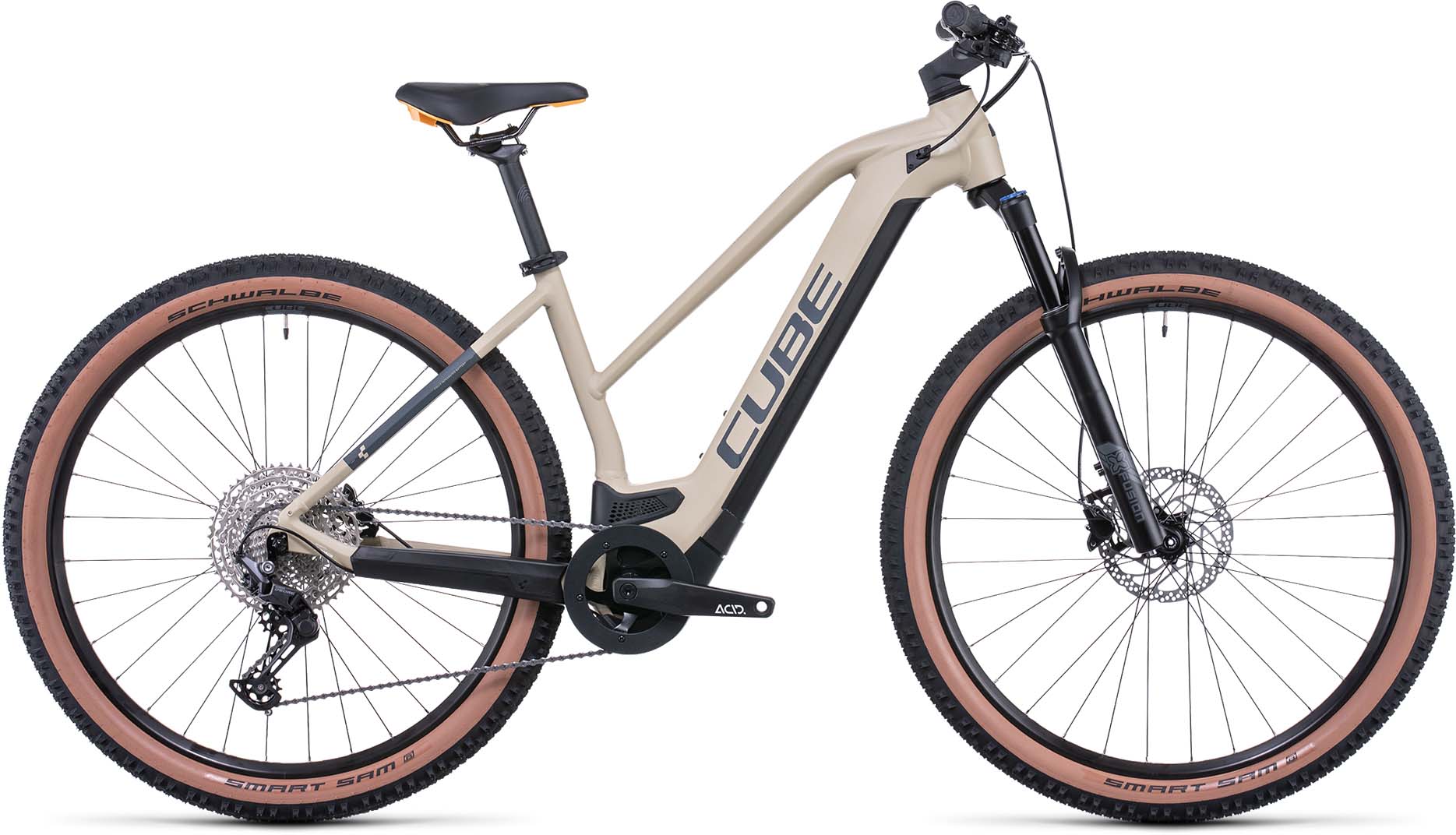 Cube Reaction Hybrid Pro 500 desert n orange 2022 - E-Bike Hardtail Mountainbike Damen