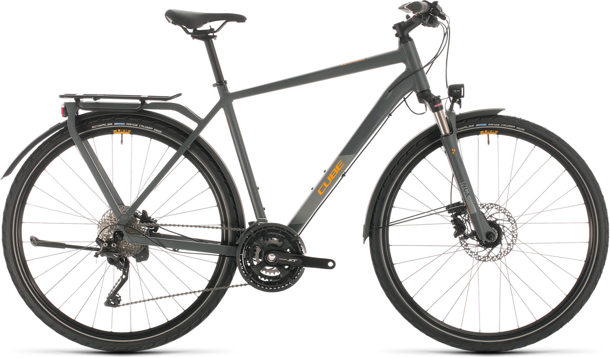 Cube Kathmandu EXC grey n orange 2020 - Herren Trekkingrad Trekkingrad ...