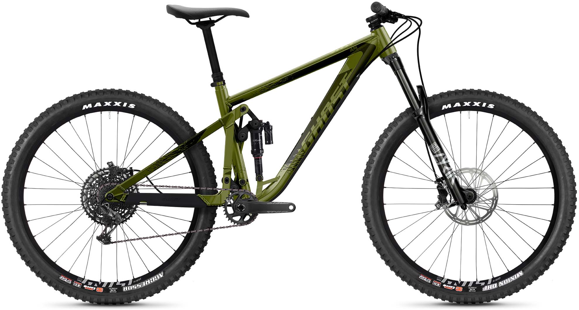 Ghost Riot AM AL Universal green / gray 2021 Fully MTB MHW