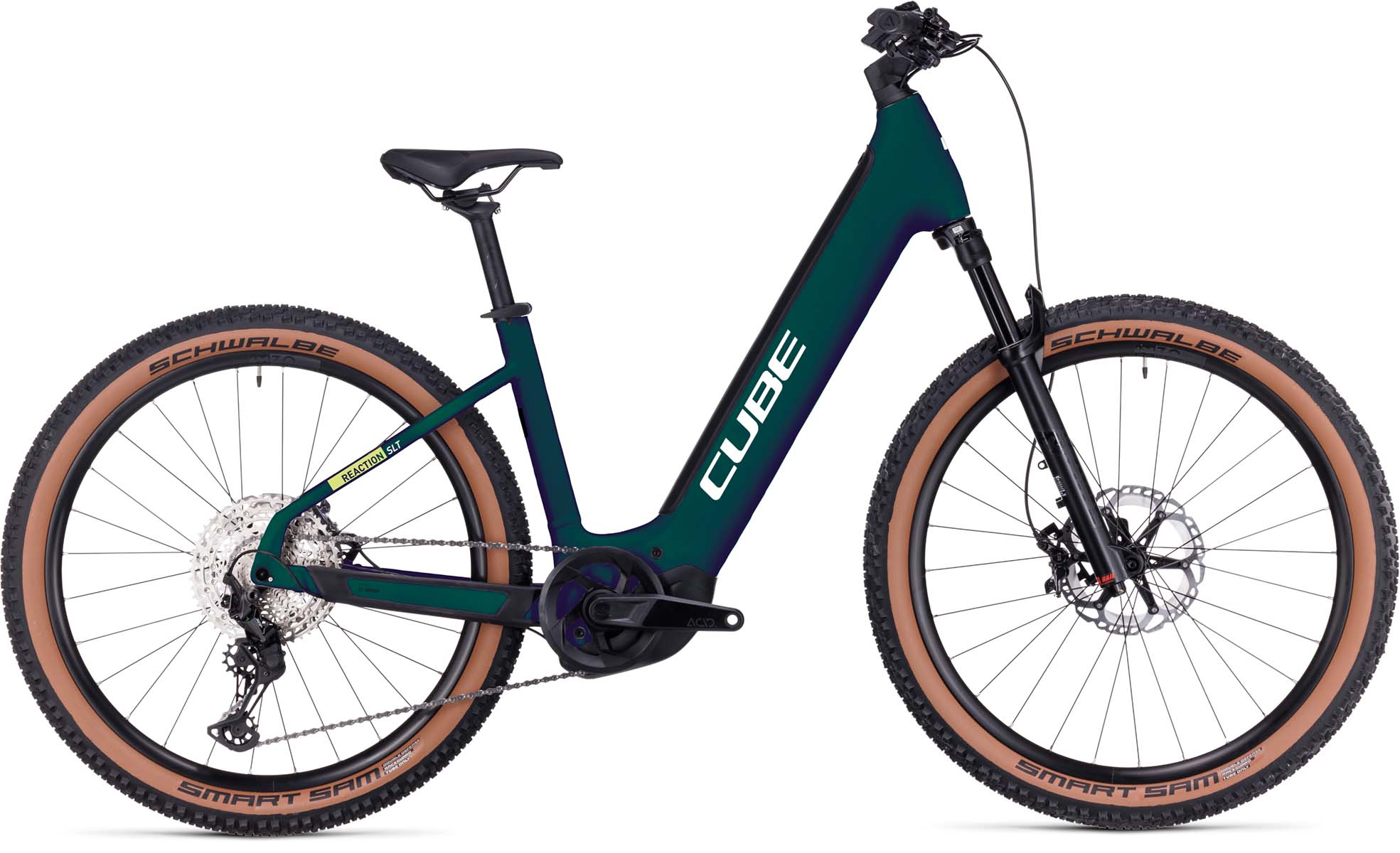 Cube Reaction Hybrid SLT 750 goblin n yellow 2023 EBike Hardtail MTB Tiefeinsteiger MHW