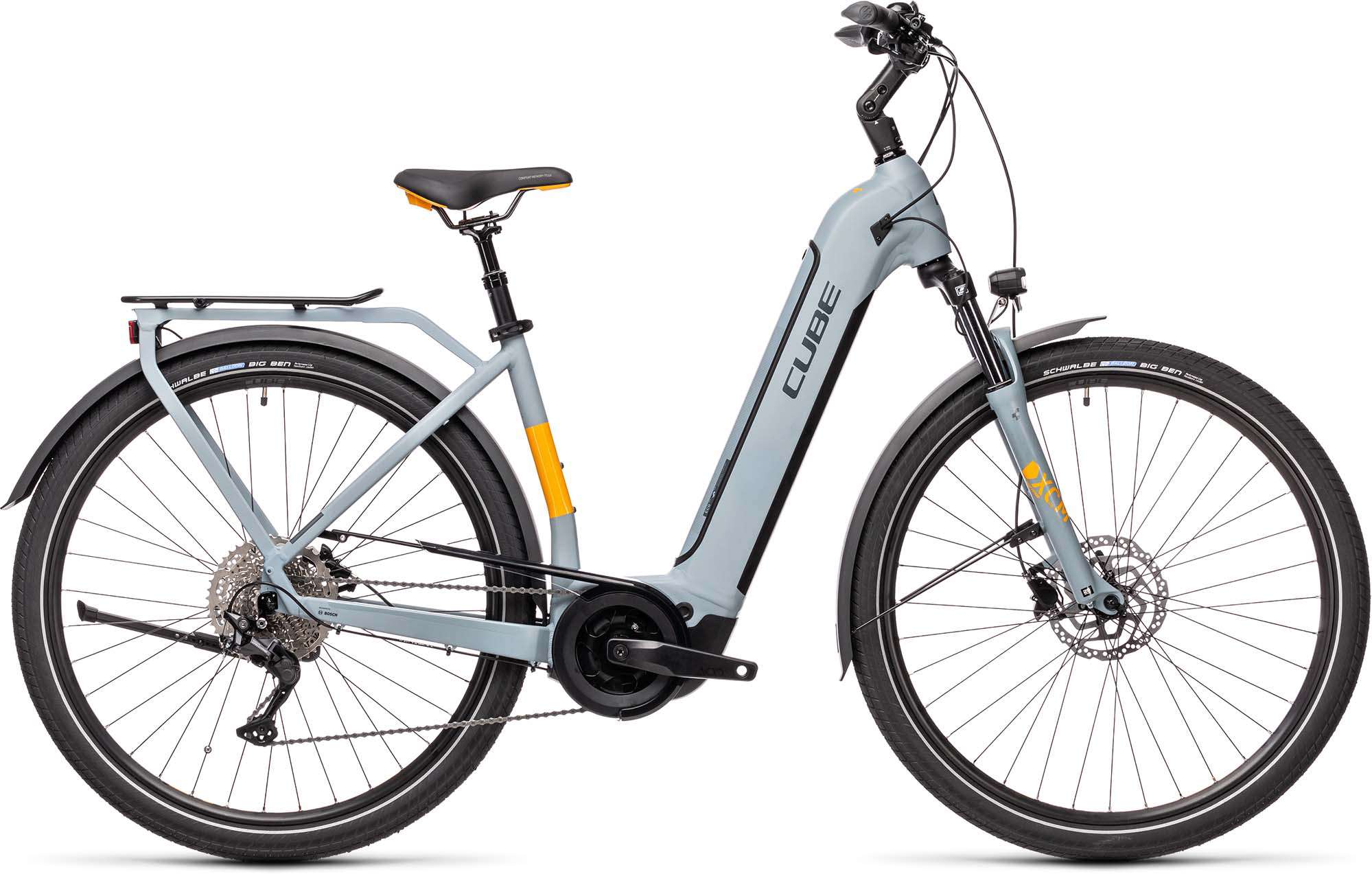 Cube Touring Hybrid Pro 625 grey n orange 2021 EBike