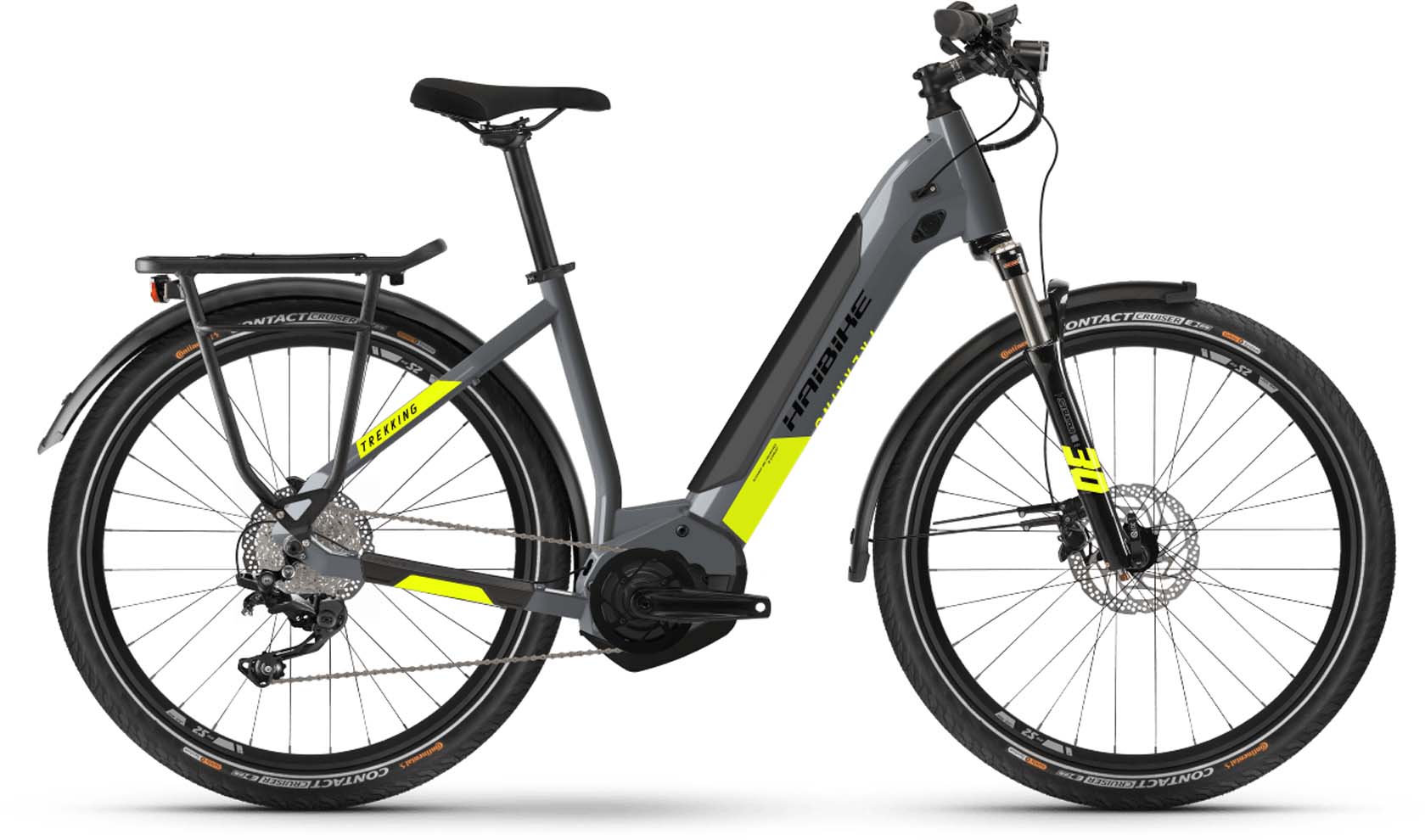 Haibike Trekking 6 i500Wh cool grey/red 2021 EBike